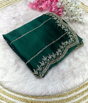 Zimmy choo hand work saree