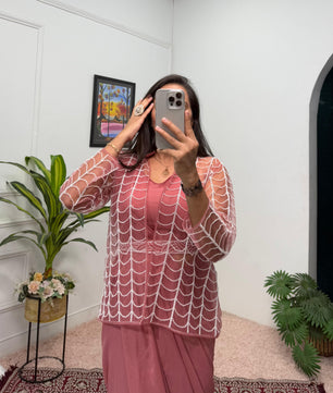 ✨ NEW LAUNCH – Celeste Ready-to-Wear Indo-Western Saree by Sareewala ✨