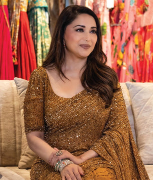 New Bollywood MADHURI DIXIT BlockBuster Sequins Design Launching