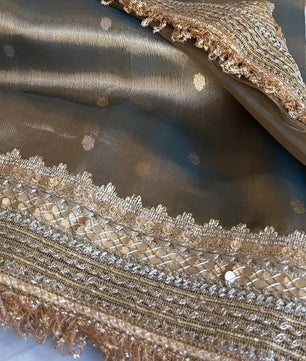 banarasi SOFT &nbsp; MAHARANI GLASS TISSUE SILK saree collection