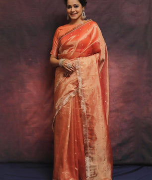 banarasi SOFT &nbsp; &nbsp;TISSUE SILK saree