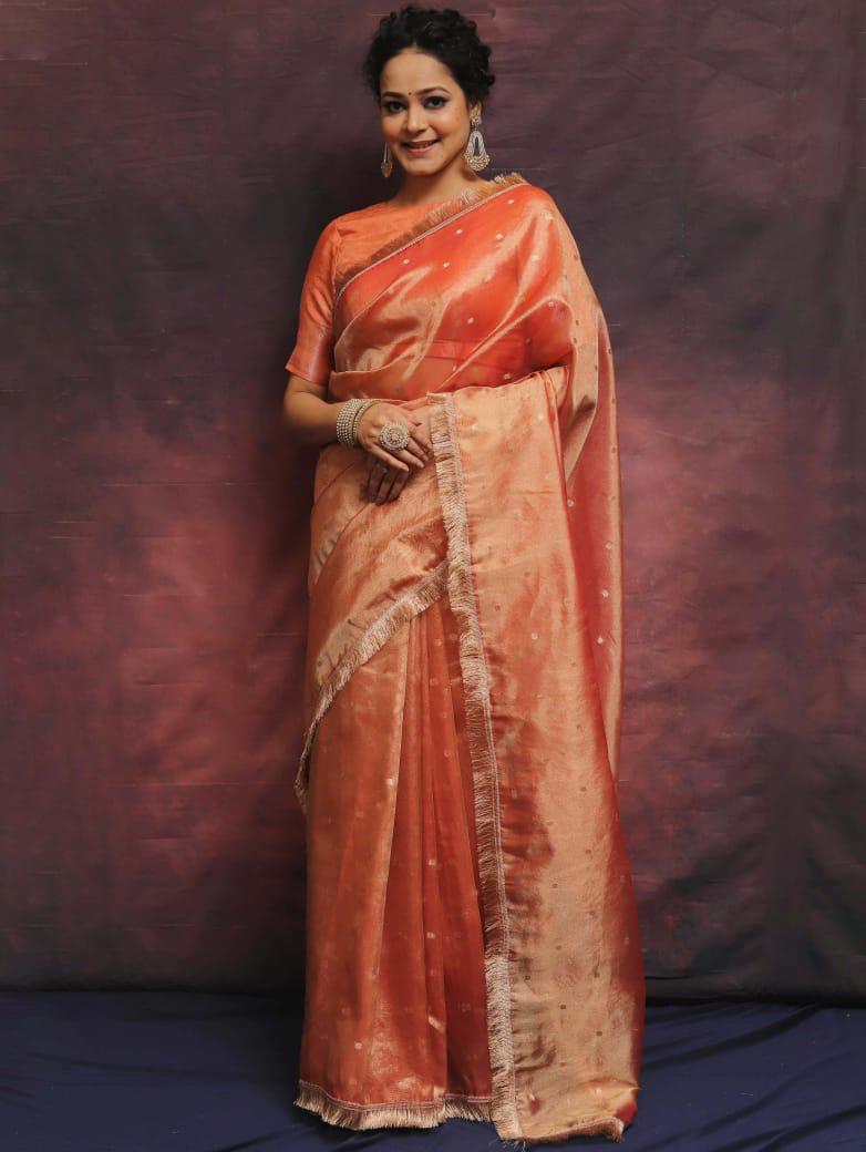 banarasi SOFT &nbsp; &nbsp;TISSUE SILK saree