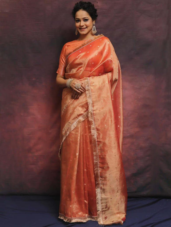 banarasi SOFT    TISSUE SILK saree