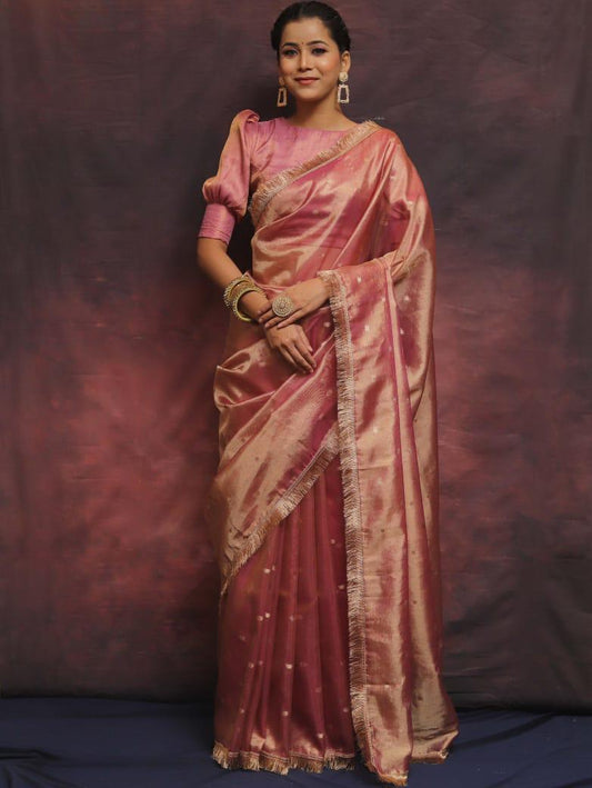 banarasi SOFT &nbsp; &nbsp;TISSUE SILK saree