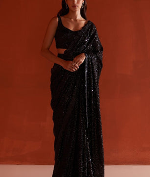 |Bollywood insipired Black Saree Party wear| NAIRA by Sareewala ✨
