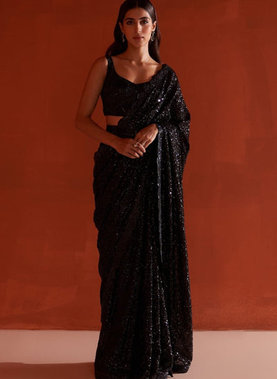 |Bollywood insipired Black Saree Party wear| NAIRA by Sareewala ✨