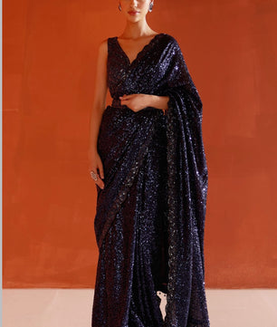 |Bollywood insipired Black Saree Party wear| NAIRA by Sareewala ✨