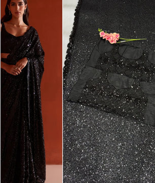 |Bollywood insipired Black Saree Party wear| NAIRA by Sareewala ✨