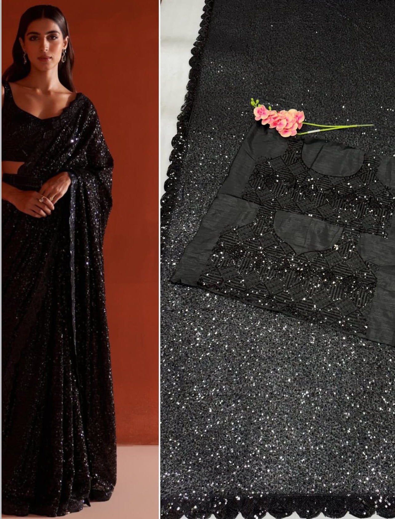 |Bollywood insipired Black Saree Party wear| NAIRA by Sareewala ✨