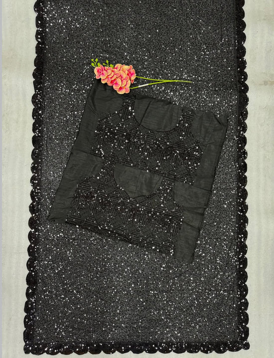 |Bollywood insipired Black Saree Party wear| NAIRA by Sareewala ✨