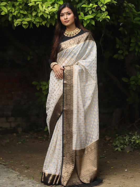 Premium banarasi Georgette silk saree
