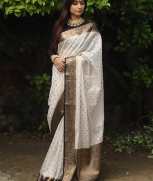Premium banarasi Georgette silk saree