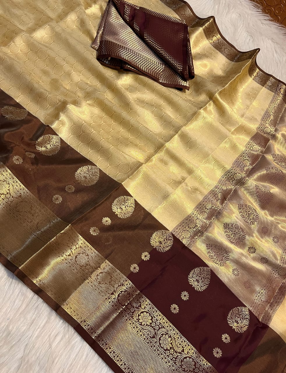 banarasi KORA MUSLIN SILK saree collection. All over weaving design.
