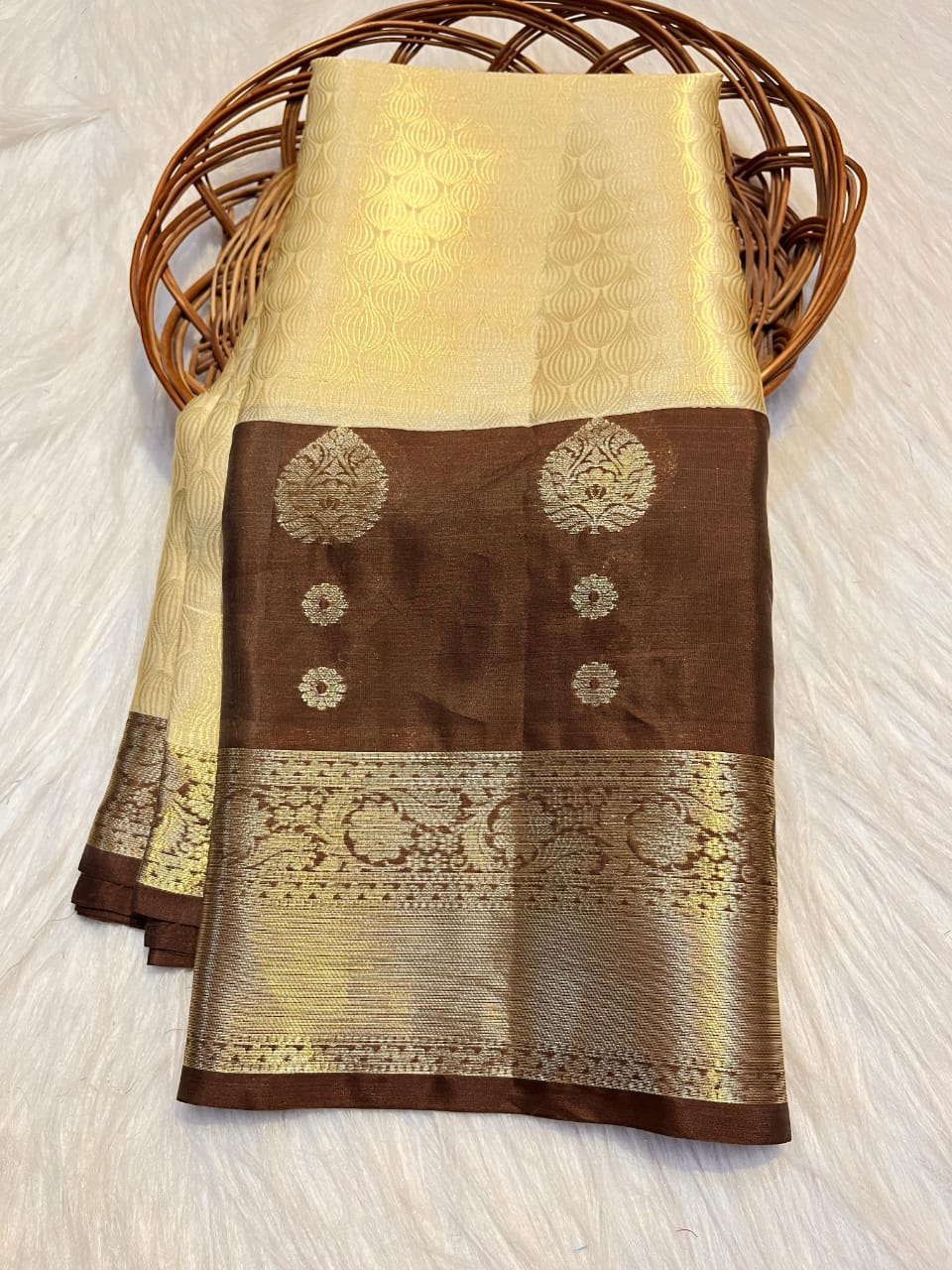 banarasi KORA MUSLIN SILK saree collection. All over weaving design.
