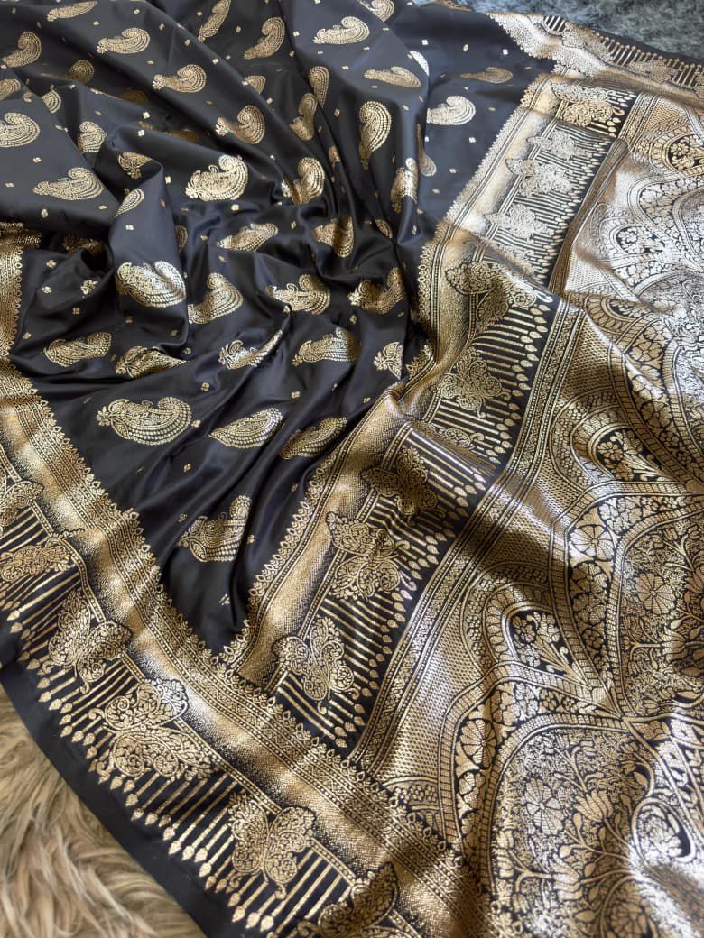 Dhurandhar silk* saree with rich zari weaving