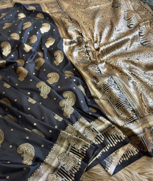 Dhurandhar silk* saree with rich zari weaving
