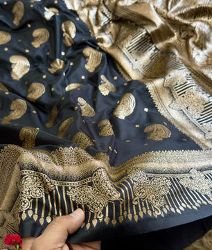 Dhurandhar silk* saree with rich zari weaving