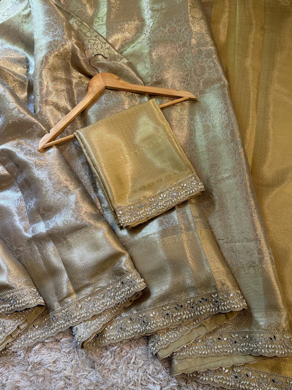 Banarasi soft Kanchi tissue silk saree