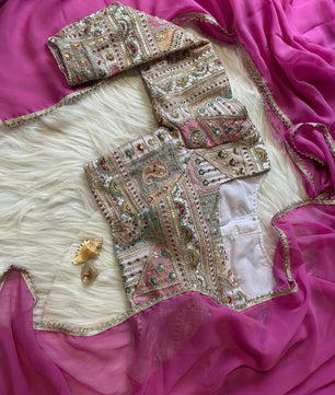 Georgette beautiful saree collection with beautiful lace &nbsp;border