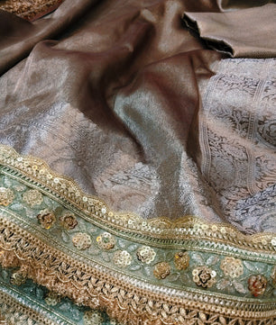 banarasi SOFT &nbsp; MAHARANI GLASS TISSUE SILK saree collection