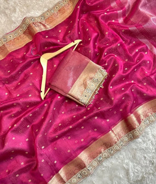 Banarsi soft tissue silk saree