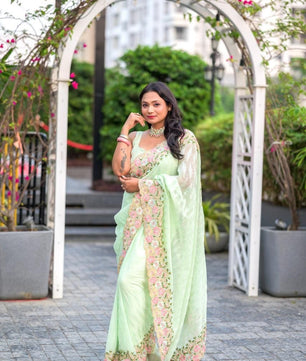 Bollywood Inspired beautiful Georgette saree