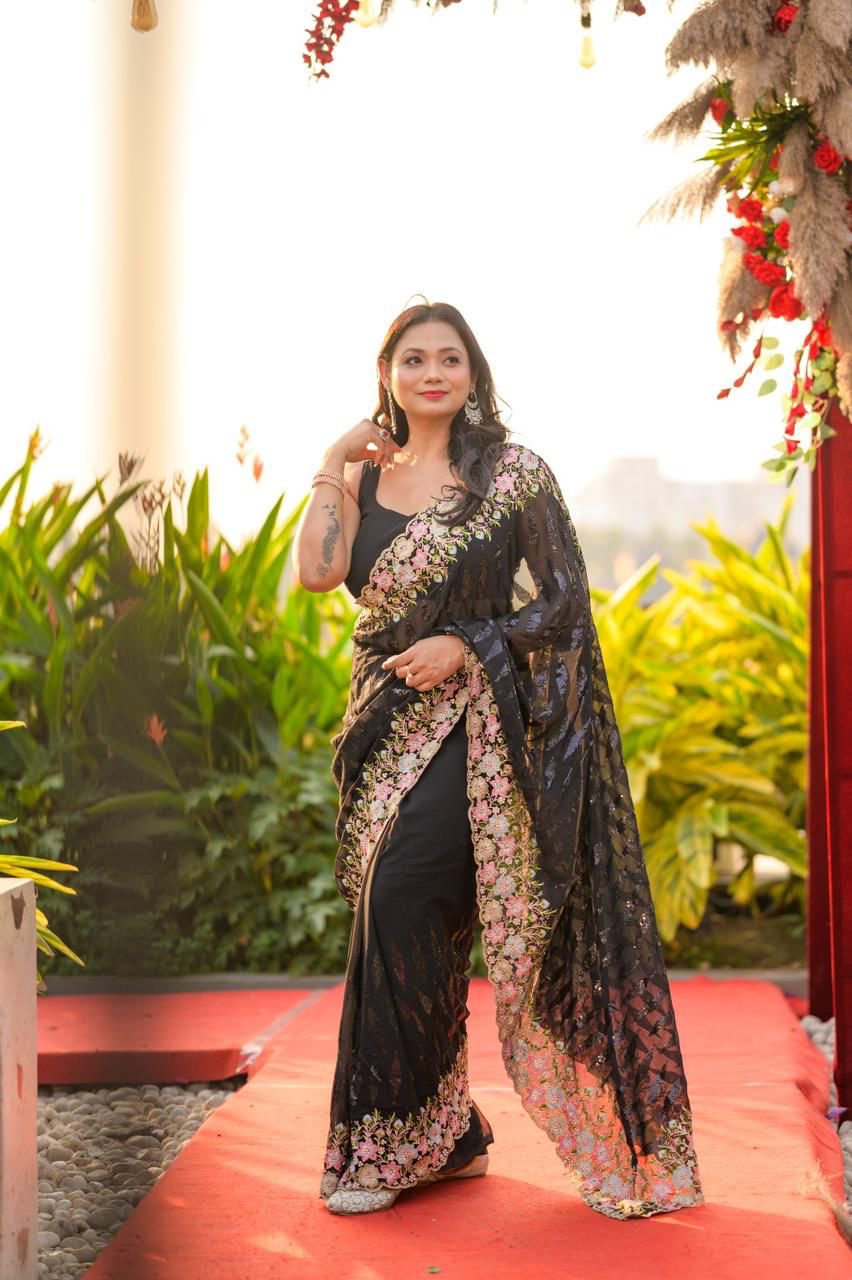 Bollywood Inspired beautiful Georgette saree