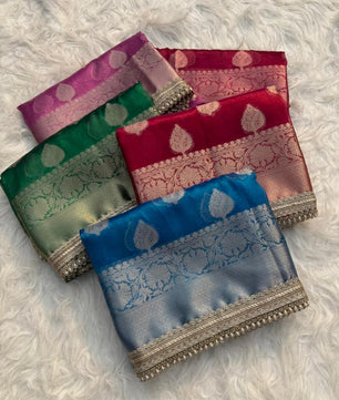 Premium banarasi soft Maharani tissue silk saree
