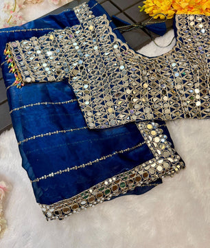 Soft satin Organza saree✨