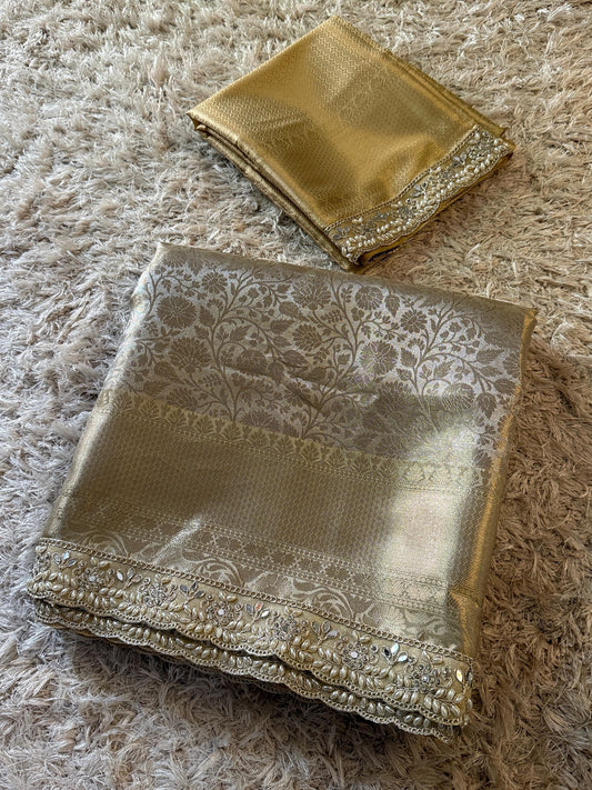 Banarasi soft Kanchi tissue silk saree