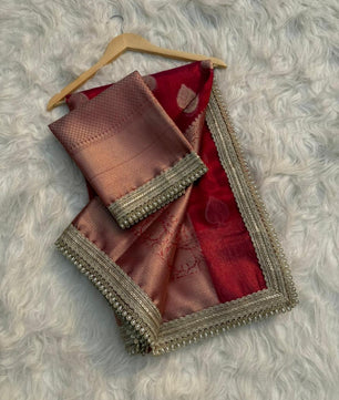 Premium banarasi soft Maharani tissue silk saree