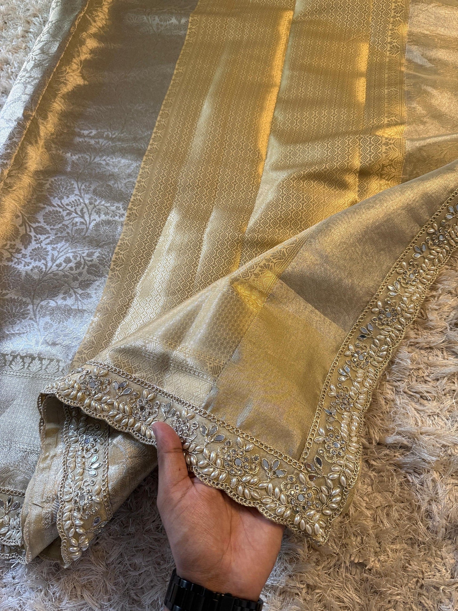 Banarasi soft Kanchi tissue silk saree