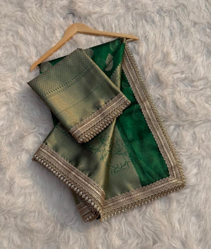 Premium banarasi soft Maharani tissue silk saree