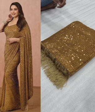 New Bollywood MADHURI DIXIT BlockBuster Sequins Design Launching