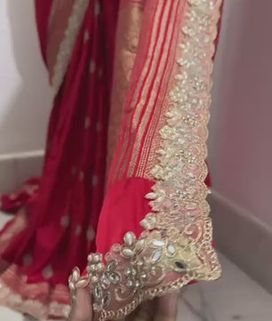 Authentic Banarasi premium mashru silk saree